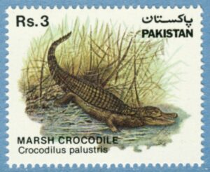 PAKISTAN 1983 M587** krokodil 1 kpl