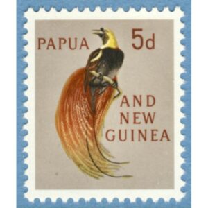 PAPUA NEW GUINEA 1963 M31** enda fågel i serien