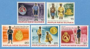 PAPUA NEW GUINEA 1978 M355-9** polisen 5 kpl