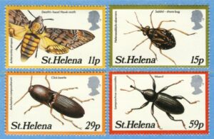 ST HELENA 1983 M375-8** insekter 4 kpl