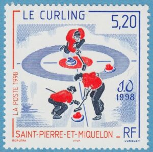 SAINT-PIERRE ET MIQUELON 1998 M752** curling 1 kpl
