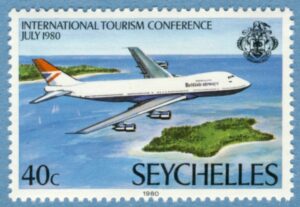 SEYCHELLERNA 1980 M465** flyg, enda i serien