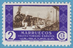 SPANSKA MAROCKO 1948 M270** tåg ur blandad serie