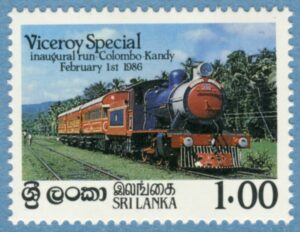 SRI LANKA 1986 M726** järnväg 1 kpl