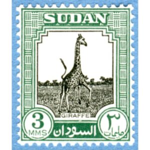 SUDAN 1951 M133** giraff ur blandad serie