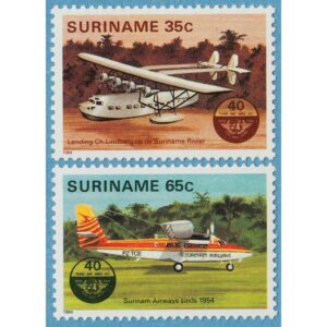 SURINAME 1984 M1080-1** flyg 2 kpl