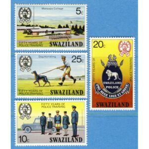 SWAZILAND 1977 M269-72** polisskola 4 kpl