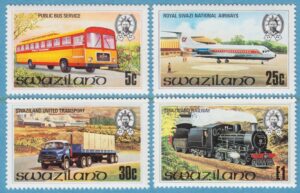 SWAZILAND 1981 M367-70** transportmedel 4 kpl