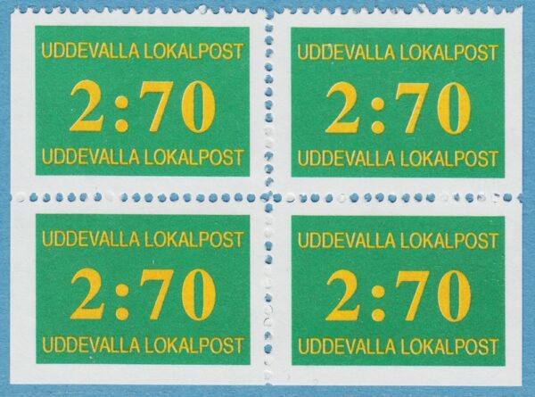 Lokalpost UDDEVALLA Nr 01BBDD 1997