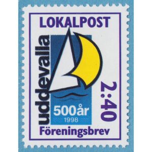 Lokalpost UDDEVALLA Nr 02  1997 valör 2:40