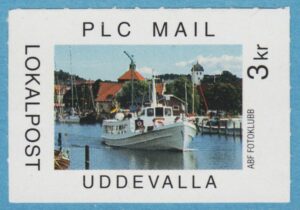 Lokalpost UDDEVALLA PLC Mail Nr 01  1997 båt