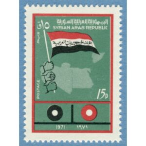 SYRIEN 1971 M1176** flagga 1 kpl