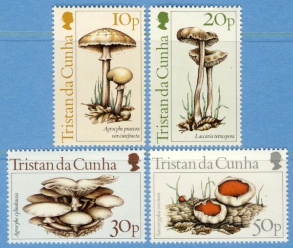 TRISTAN DA CUNHA 1984 M365-8** svampar 4 kpl