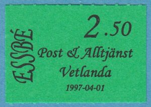 Lokalpost VETLANDA ESSBÉ Nr 1 1997