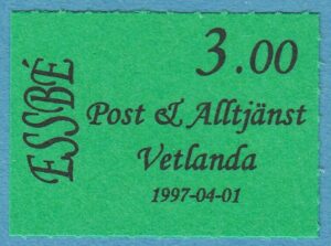 Lokalpost VETLANDA ESSBÉ Nr 2 1997