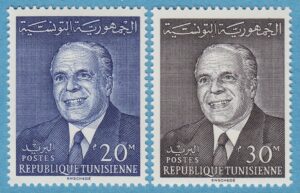 TUNISIEN 1964 M636-7** President Habib Bourguiba 2 kpl