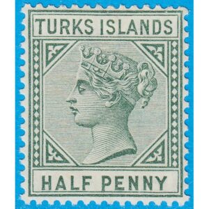 TURKS ISLANDS 1894 M22**