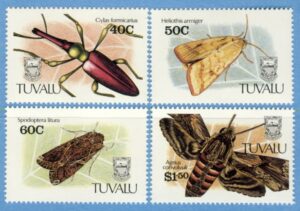 TUVALU 1991 M587-90** insekter 4 kpl