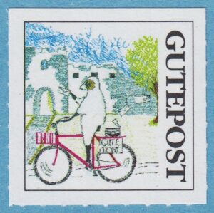 Lokalpost VISBY Gute Post Nr 1 1997 Gutefår på cykel