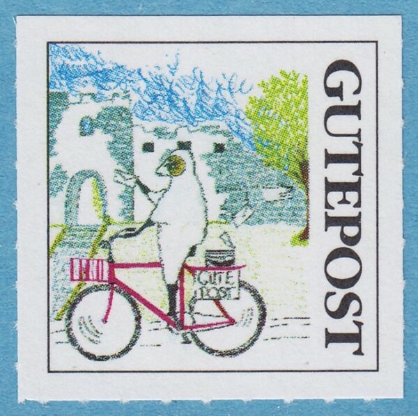 Lokalpost VISBY Gute Post Nr 1 1997 Gutefår på cykel