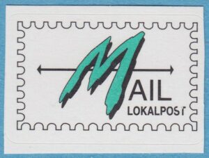 Lokalpost WISBY Mail Nr 15 Variant 2 skadat ”ST”