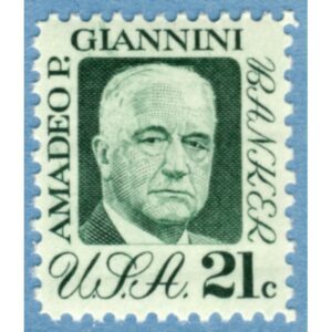 USA 1973 M1108** Amadeo Giannini – bankir 1 kpl