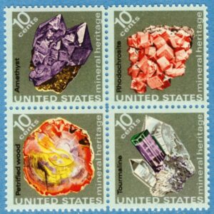 USA 1974 M1145-8** mineral 4 kpl