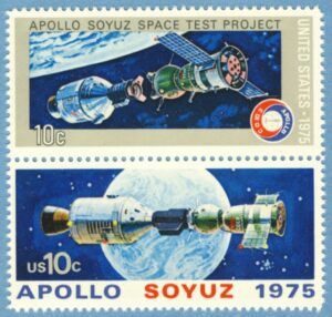USA 1975 M1179-80** Apollo Sojus 2 kpl