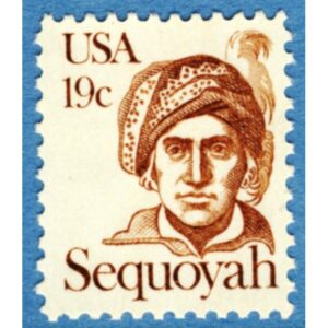 USA 1980 M1452** Sequoyah – Cherokeeindian 1 kpl