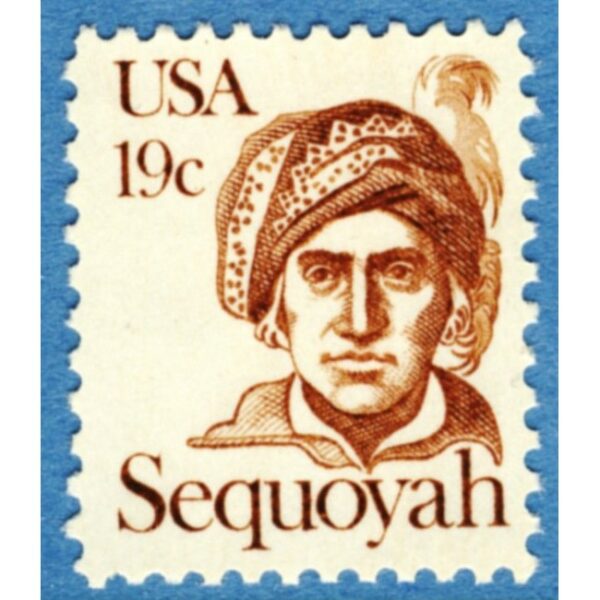 USA 1980 M1452** Sequoyah - Cherokeeindian 1 kpl