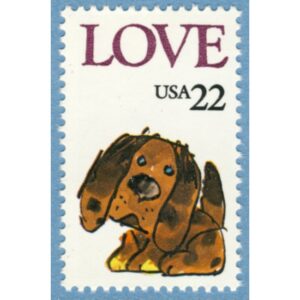 USA 1986 M1787** hund – love 1 kpl