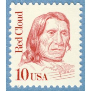 USA 1987 M1940** Red Cloud indianhövding Oglala-Sioux 1 kpl