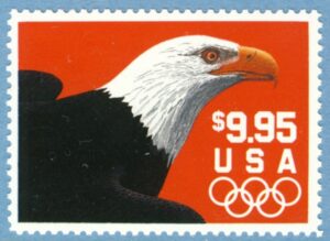 USA 1991 M2147** vithövdad havsörn 1 kpl