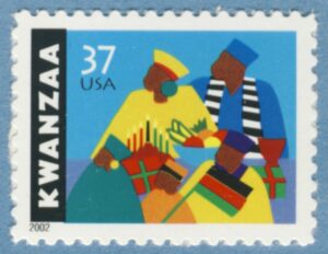 USA 2002 M3649** kwanzaa 1 kpl självhäftande