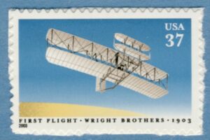 USA 2003 M3743** First flight – Wright brothers 1 kpl självhäftande