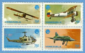 VENEZUELA 1979 M2132-5** flygvapnet 4 kpl