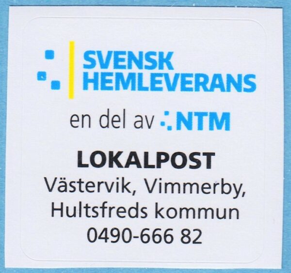 Lokalpost VÄSTERVIK Nr 122 2019 Svensk Hemleverans - jämför 111