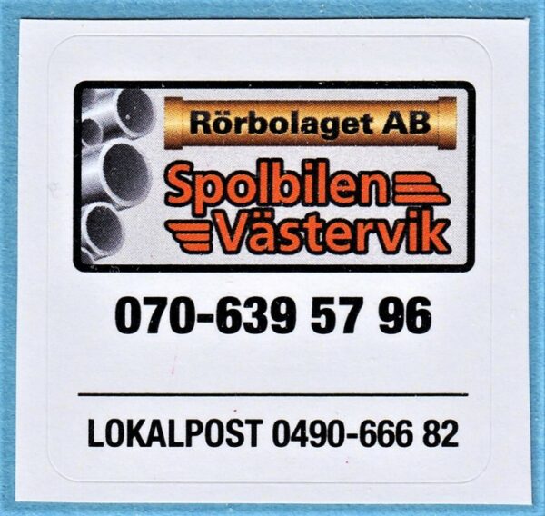 Lokalpost VÄSTERVIK Nr 123 2019 Rörbolaget AB Spolbilen Västervik  - med eget telefonnummer