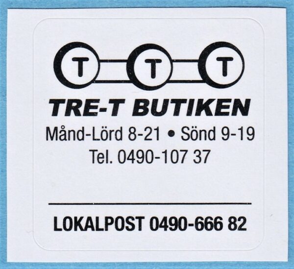 Lokalpost VÄSTERVIK Nr 128 2021-01-04 TRE-T BUTIKEN