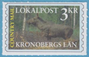 Lokalpost VÄXJÖ Country Mail Nr 01 1996 älg