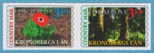 Lokalpost VÄXJÖ Country Mail Nr 06-7 1997 anemon – tallskog (eller omvänt)