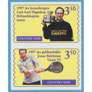 Lokalpost VÄXJÖ Country Mail Nr 21-22 i par 1998 tennis