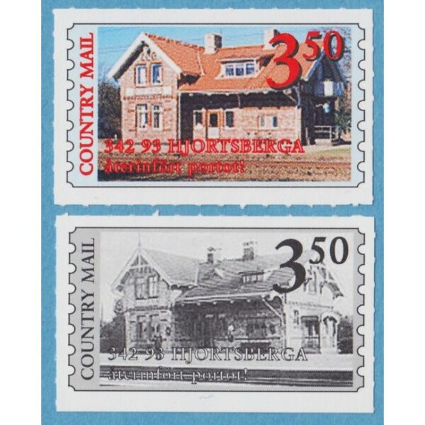 Lokalpost VÄXJÖ Country Mail Nr 24-25 1998 Hjortsberga station