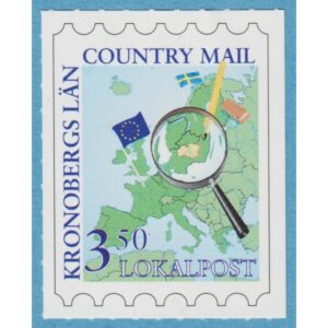 Lokalpost VÄXJÖ Country Mail Nr 37 1999 karta