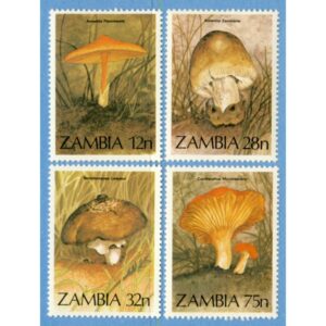 ZAMBIA 1984 M325-8** svampar 4 kpl