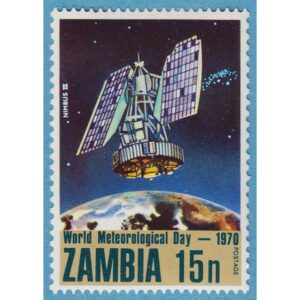 ZAMBIA 1970 M61** vädersatellit 1 kpl