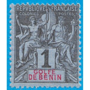 BENIN 1893 M17**  Golfe de Benin