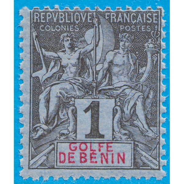 BENIN 1893 M17**  Golfe de Benin