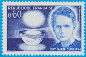 FRANKRIKE 1967 M1600** Marie Curie 1 kpl