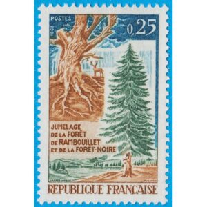 FRANKRIKE 1968 M1626** träd 1 kpl